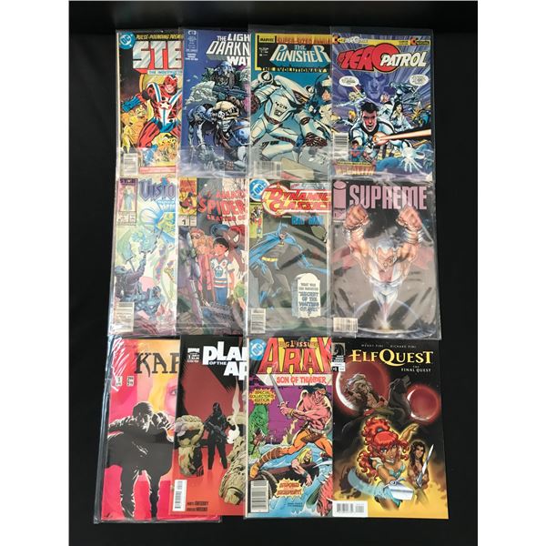 LOT OF 12  COMICS - VARIOUS TITLES