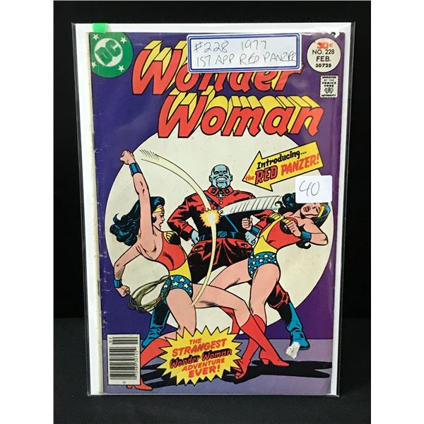 Wonder Woman #228 (1977) 1ST APPEARANCE RED PANZER - DC COMICS