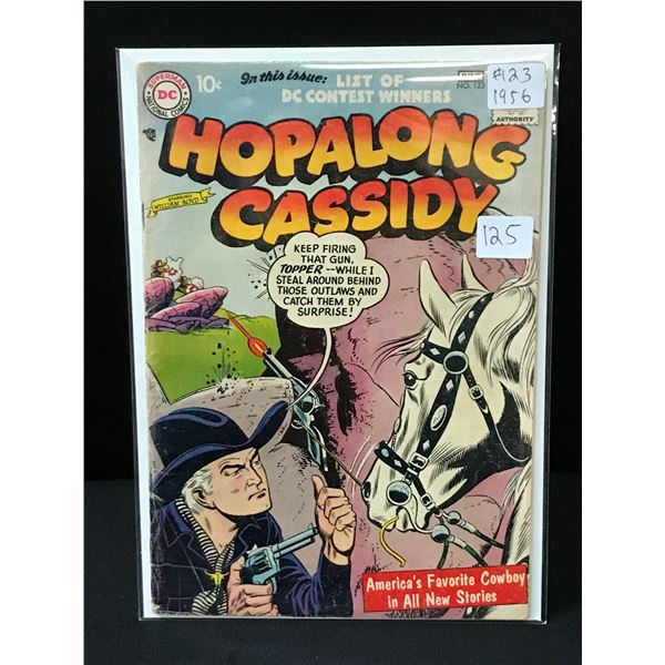 HOPALONG CASSIDY #123 (1956) - A FAWCETT PUBLICATION