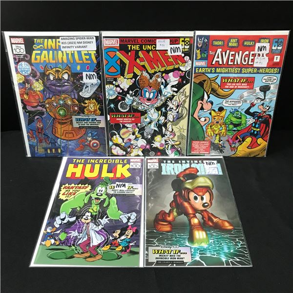 LOT OF 5 MARVEL COMICS - VARIOUS TITLES