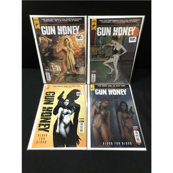 LOT OF 4 GUN HONEY COMICS - HARD CASE CRIME