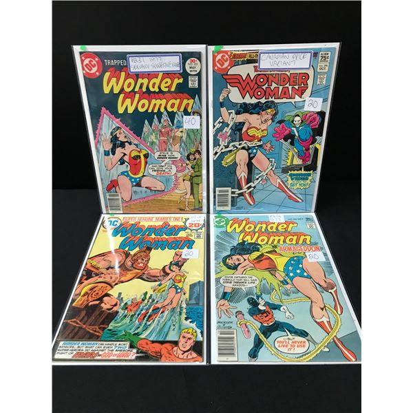 LOT OF 4 Wonder Woman COMICS - DC COMICS