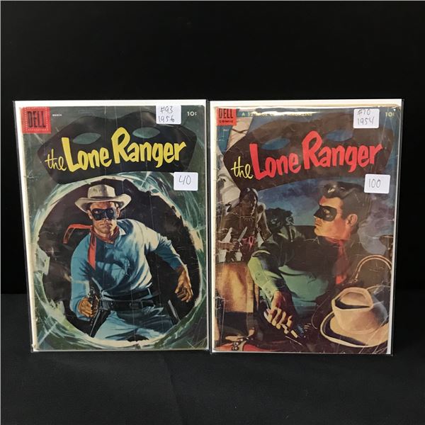 LOT OF 2 Lone Ranger COMICS #70 & #93 - DELL COMICS
