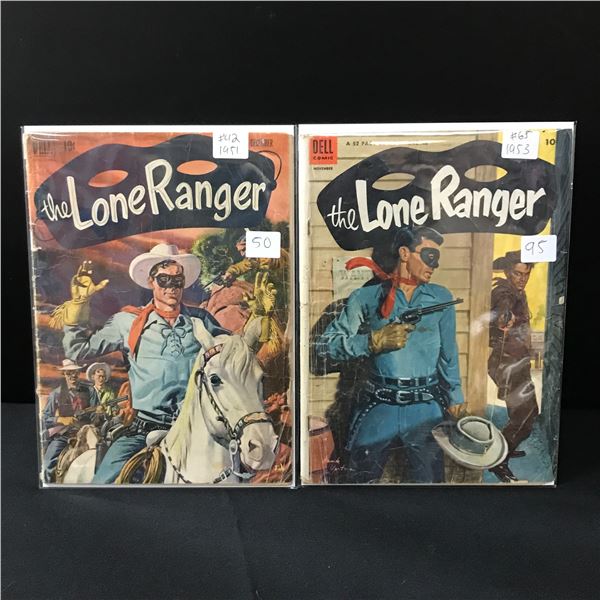 LOT OF 2 Lone Ranger COMICS #42 & #65 - DELL COMICS