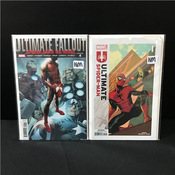 LOT OF 2 ULTIMATE SPIDERMAN COMICS - MARVEL COMICS
