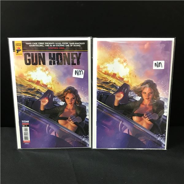 LOT OF 2 GUN H0ONEY COMICS - HARD CASE CRIMES