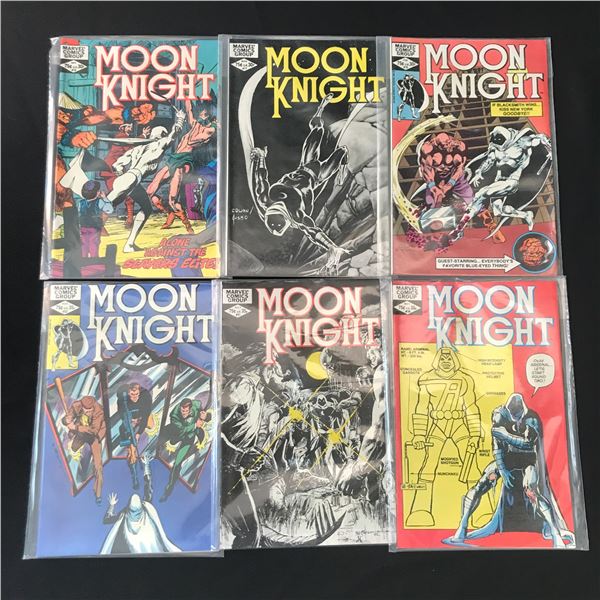 LOT OF 6 MOON KNIGHT COMICS - MARVEL COMICS