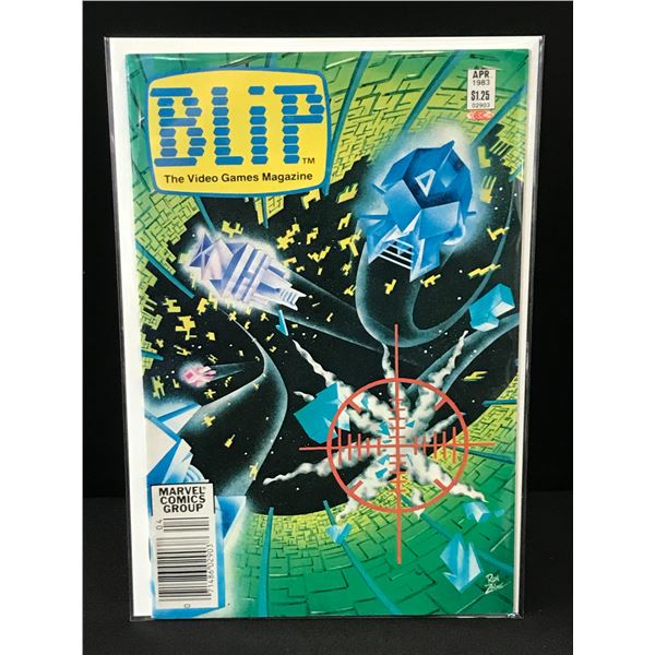BLIP THE VIDEO GAMES MAGAZINE APRIL 1983 - MARVEL COMICS