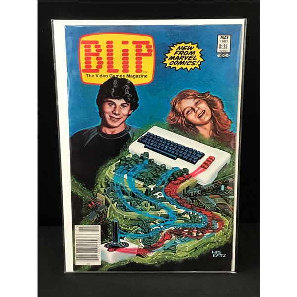 BLIP THE VIDEO GAMES MAGAZINE MAY 1983  - MARVEL COMICS