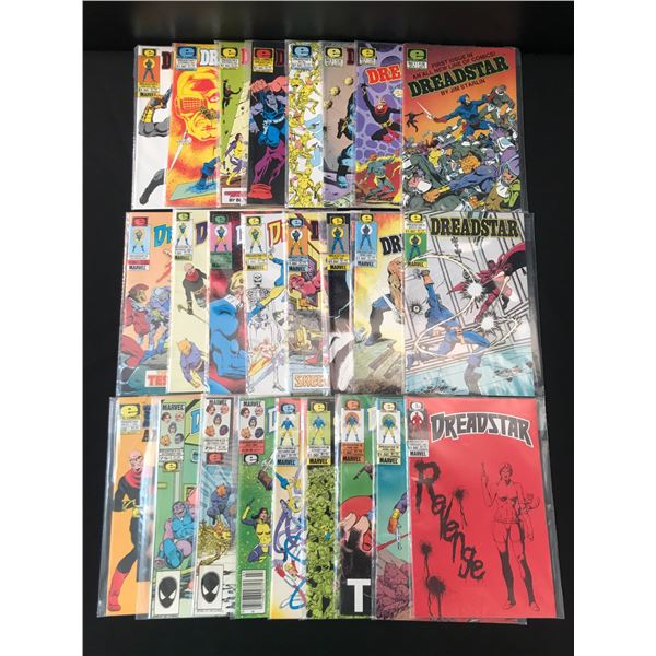 LARGE LOT OF DREADSTAR COMICS -ECLIPSE COMICS