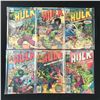Image 1 : LOT OF 6 INCredible Hulk COMICS - MARVEL COMICS