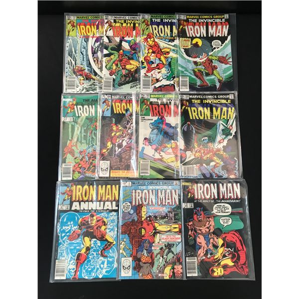 LOT OF 12 THE INVINCIBLE IRON MAN COMICS - MARVEL COMICS