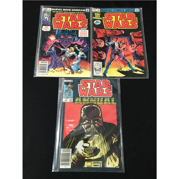 LOT OF 3 Star Wars COMICS - MARVEL COMICS