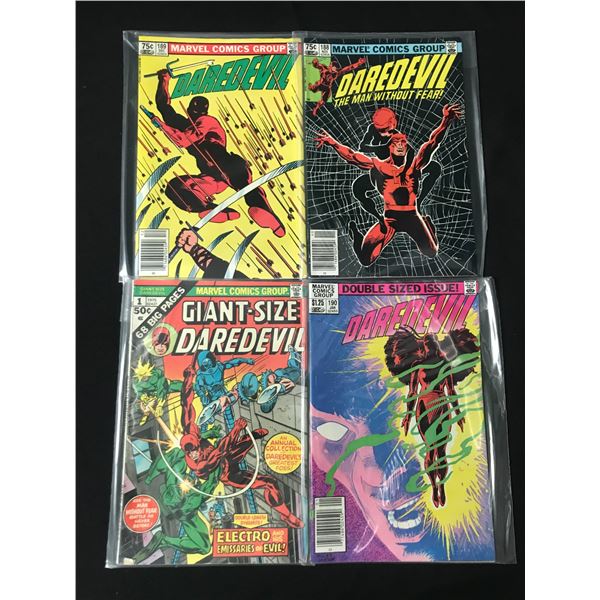 LOT OF 4 DAREDEVIL COMICS - MARVEL COMICS
