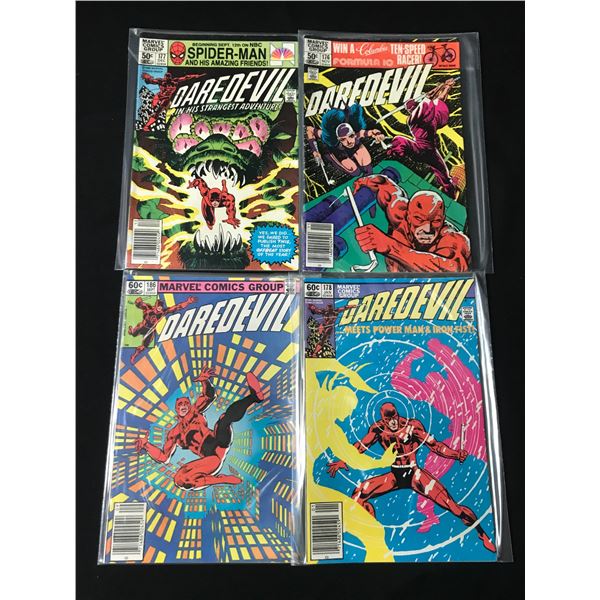 LOT OF 4 DAREDEVIL COMICS - MARVEL COMICS