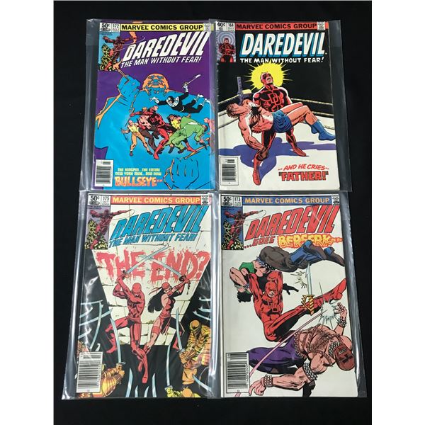 LOT OF 4 DAREDEVIL COMICS - MARVEL COMICS