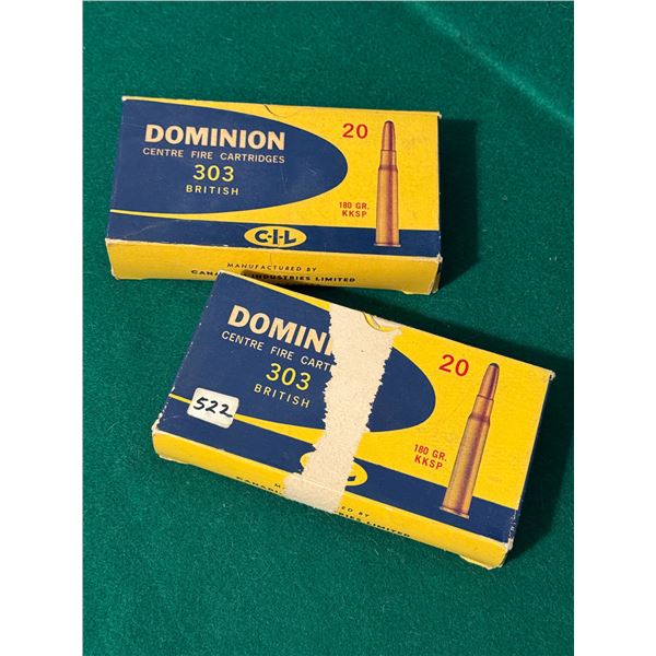 .303 British – Dominion CIL Collector's Boxes 180gr KKSP