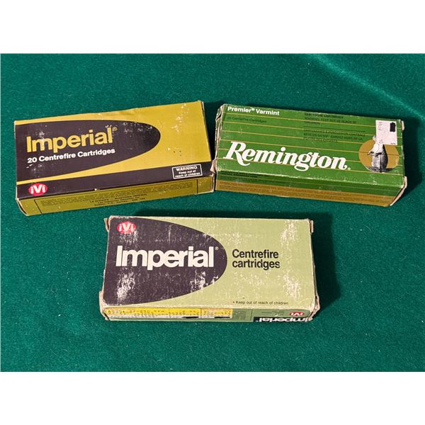 .22-250 Remington Mixed Ammunition Lot