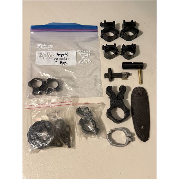 Scope Rings and Mounts Mixed Lot