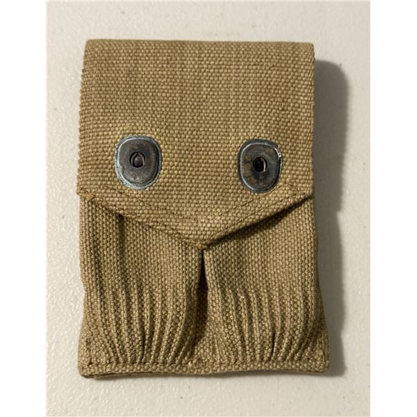 Vintage Mills Canvas Cartridge Pouch - Unknown Caliber