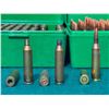 Image 4 : 17 Rem Mixed Reloaded Rifle Ammo and Brass Casings Lot in Cases