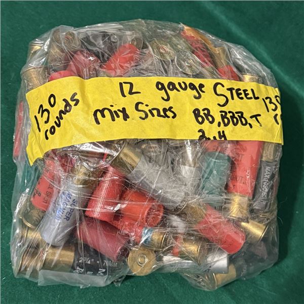 12 Ga Steel Shot Mixed Sizes Bundle