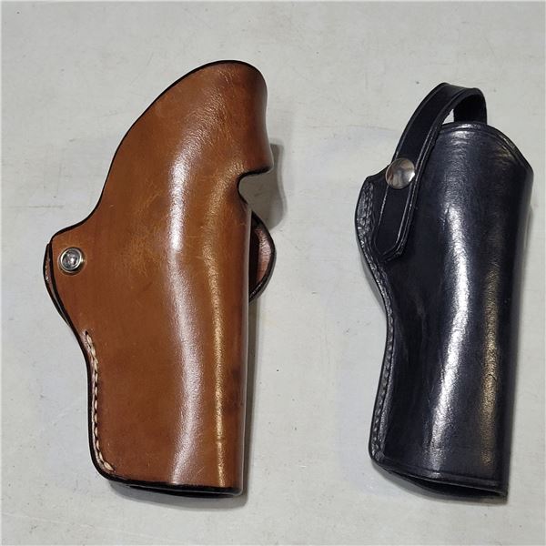 2 Leather Belt Holsters