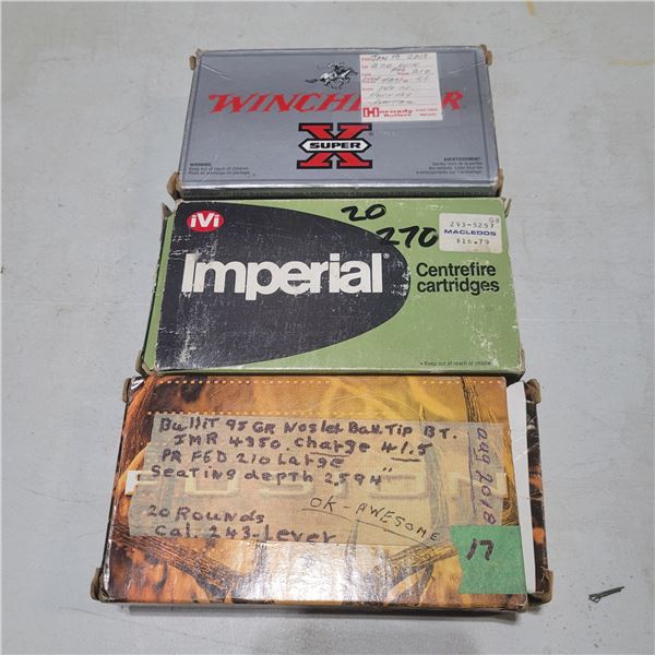 .270 Winchester RELOADED Ammo