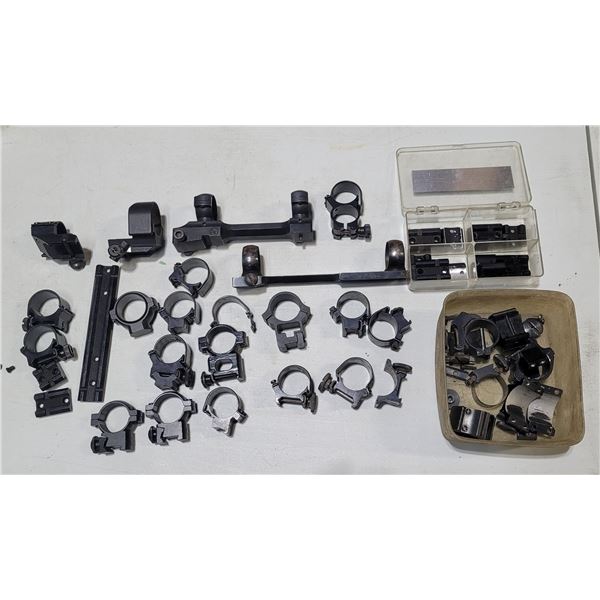 Assortment of Scope Rings & Bases