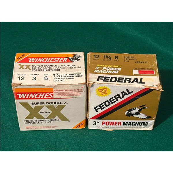 12 Ga 3" Federal & Winchester 6 Shot