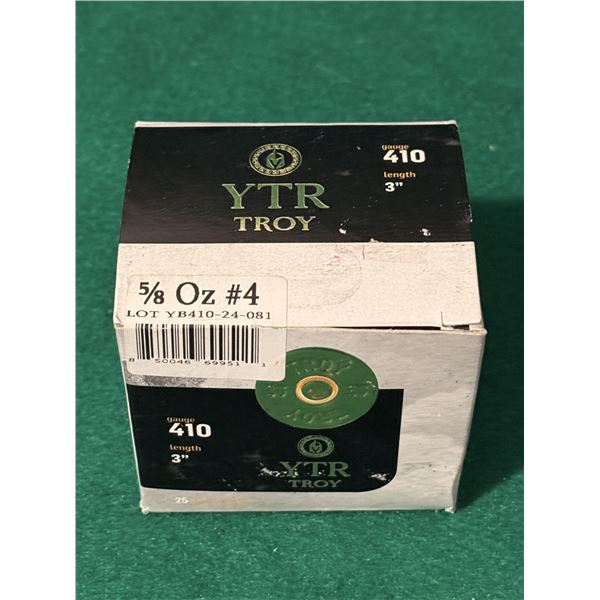 410 Ga 3" YTR Troy Shotshells