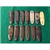 Image 1 : Assorted Vintage Buttplates – Remington, Ithaca-SKB, S&W & Unmarked (Lot of 12)