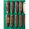 Image 2 : Assorted Vintage Buttplates – Remington, Ithaca-SKB, S&W & Unmarked (Lot of 12)