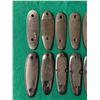 Image 2 : Assorted Vintage Buttplates – Remington, Ithaca-SKB, Browning & Unmarked (Lot of 11