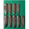 Image 3 : Assorted Vintage Buttplates – Remington, Ithaca-SKB, Browning & Unmarked (Lot of 11