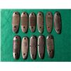 Image 1 : Assorted Vintage Buttplates – Remington, Ithaca-SKB, Browning & Unmarked (Lot of 11