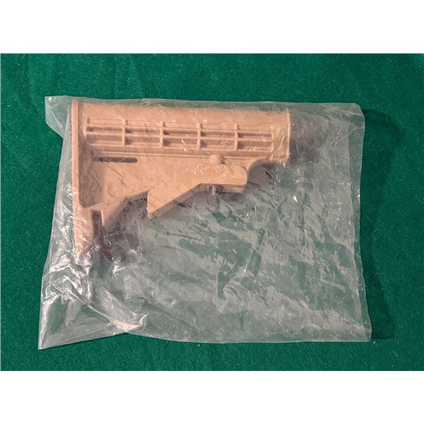 AR-Style 6-Position Adjustable Carbine Stock – FDE (Commercial Spec)