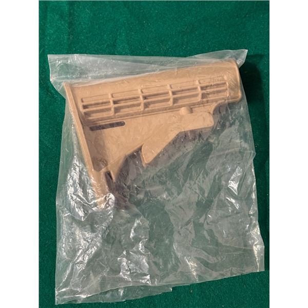 AR-Style 6-Position Adjustable Carbine Stock – FDE (Commercial Spec)