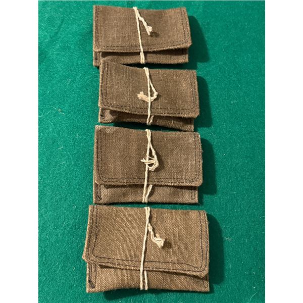 Original Soviet Military Mosin-Nagant Rifle Cleaning Kits (lot of 4)