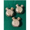 Image 1 : Brass Screw-Top Oiler Bottles Lot of 3