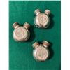Image 1 : Brass Screw-Top Oiler Bottles Lot of 3