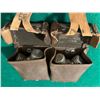 Image 3 : Brass Screw-Top Oil Bottles in Double Leather Pouch