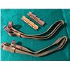 Image 2 : Vintage Military-Style Canvas Slings & Wooden Rifle Handguard Lot