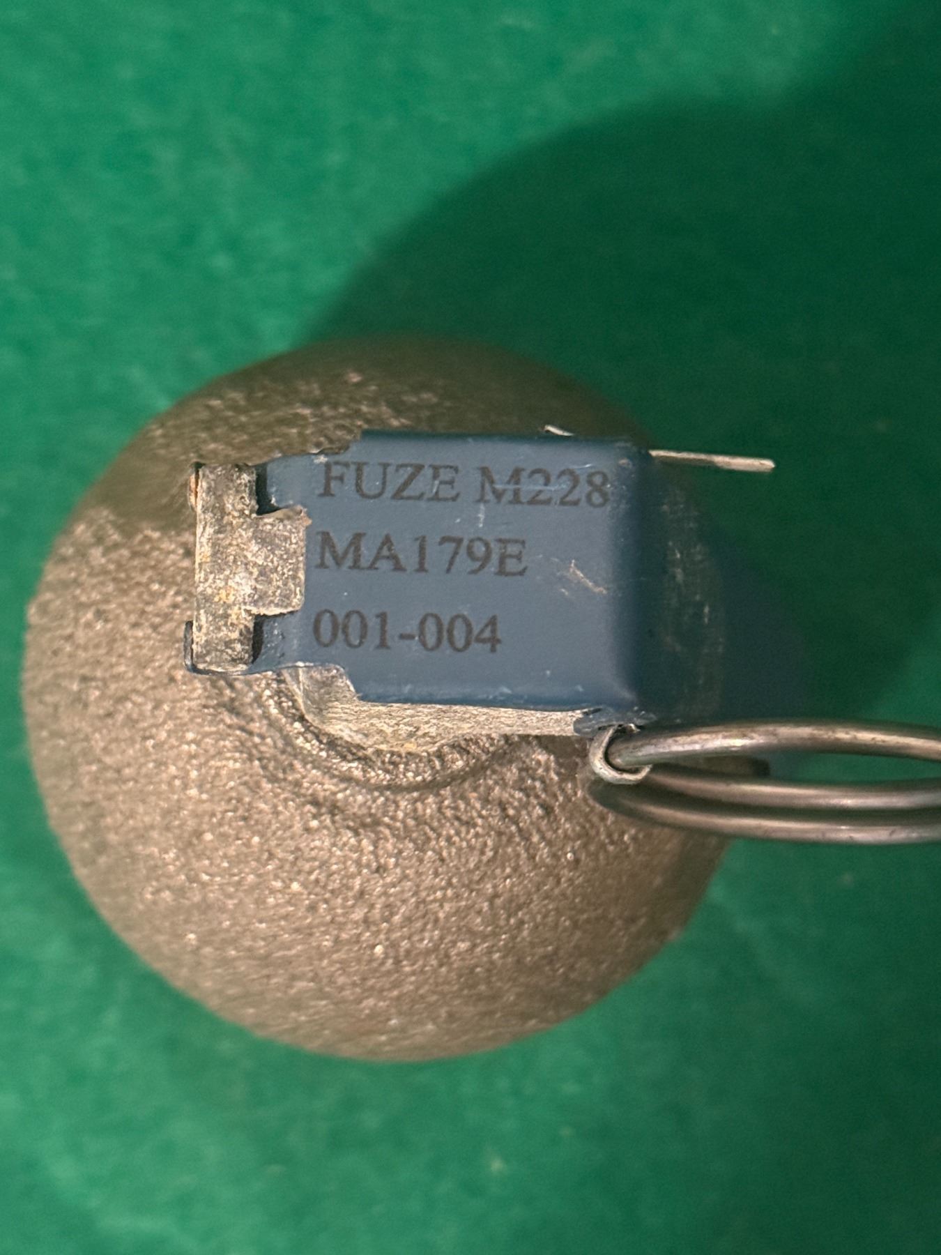 M228 U.S. Military M228 Practice Hand Grenade Fuze