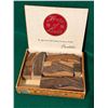Image 1 : Vintage Letterpress Shotguns and Rifles Printing Blocks in Collector's House of Lords Cigar Box