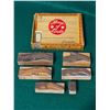 Image 2 : Vintage Letterpress Shotguns and Rifles Printing Blocks in Collector's House of Lords Cigar Box