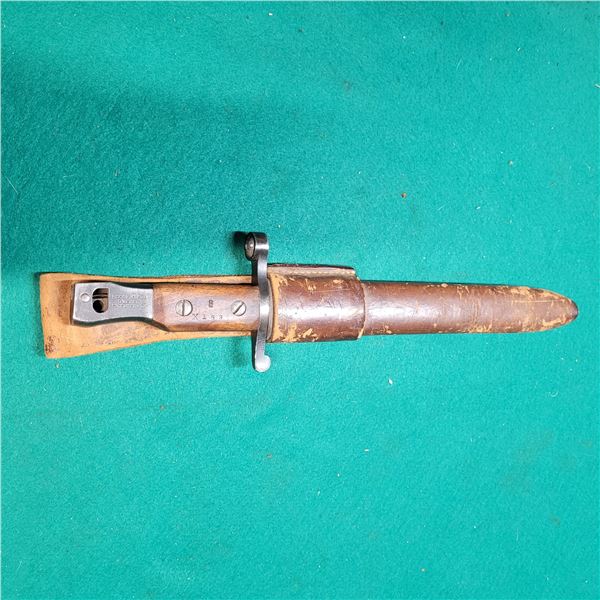 WW I Ross Rifle Bayonet & Scabbard