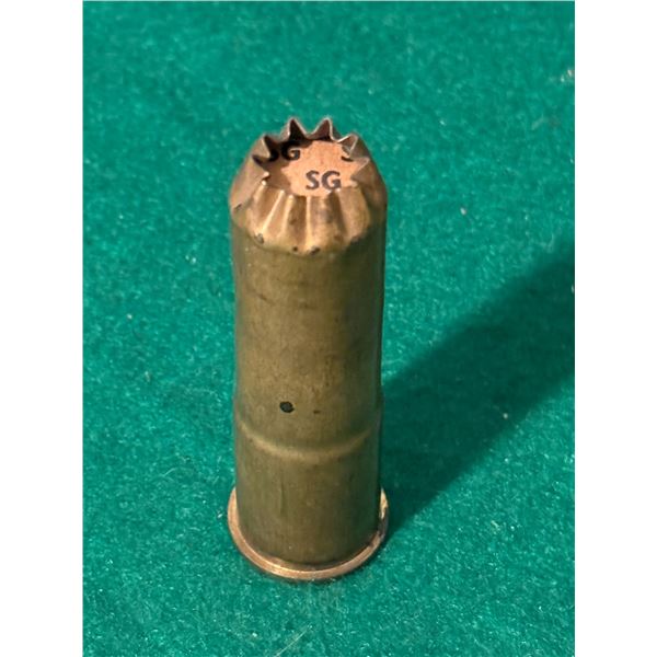 Collectible Specialized Live Brass Mark III Greener Police Gun Shotgun Cartridge