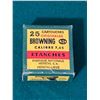 Image 1 : Vintage Browning 7.65mm Cartridges (.32 ACP) - Box of 20