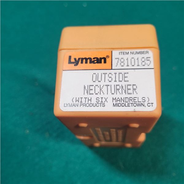 Lyman Outside Neck Turner With Six Mandrels